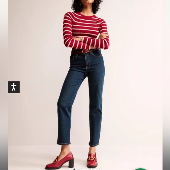 Boden Denim - Boden Indigo Vintage Mid Rise Cigarette Jeans